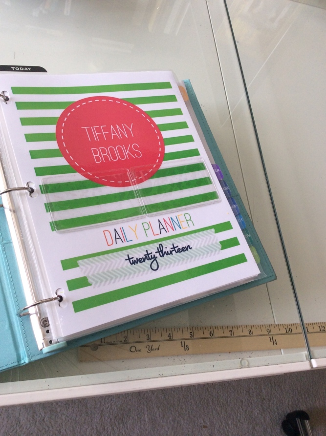 Tiffany Brooks' DIY Life Planner